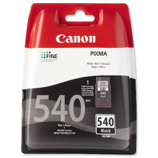 Picture of CANON 540 BLACK INK CARTRIDGE